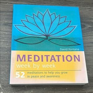 Meditation Week by Week - Blue and Yellow Coffee Table Book